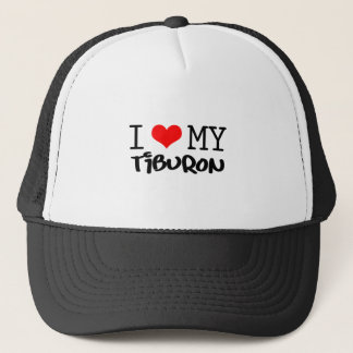 Boné Design Clássico "I Love My Tiburon"