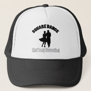 Boné design da dança quadrada