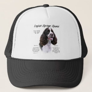 Boné Design da história do Spaniel de Springer inglês