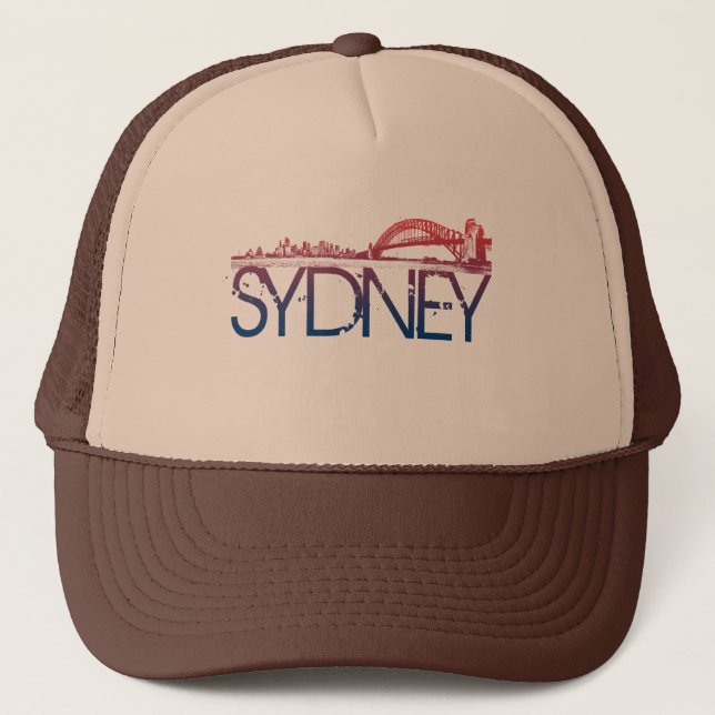 Boné Design da skyline de Sydney (Frente)