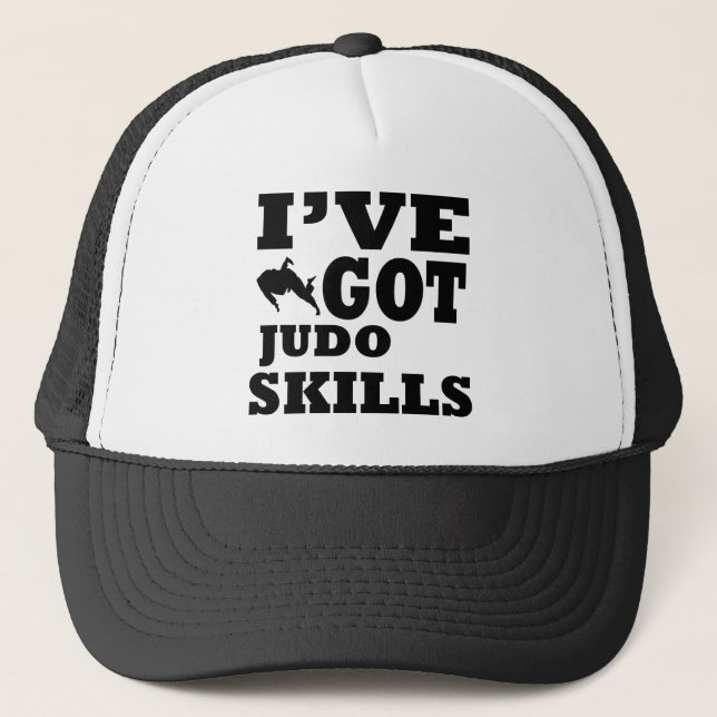 Boné Design das artes marciais do judo (Frente)