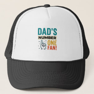Boné Design de Família Vintage Fã Número Um do Papai_1