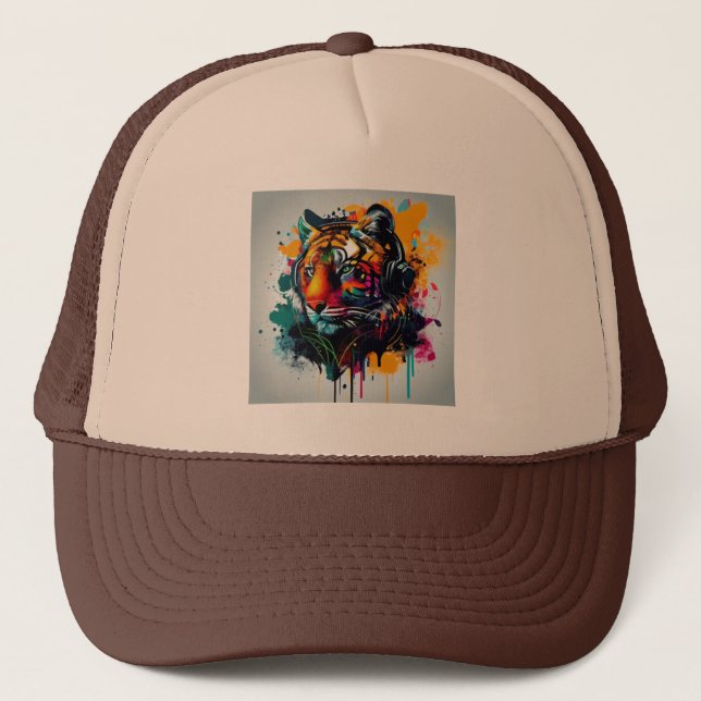 Boné design de leão (Frente)