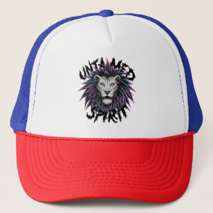 Boné Design de Leão Lion do Spirit Punk Sem Interação