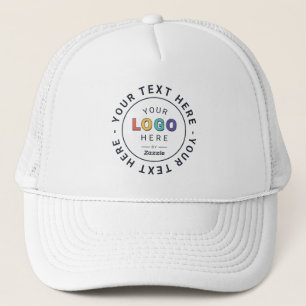Boné Design de Logotipo e Mensagem Personalizada