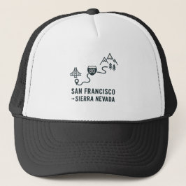 Boné Design de Rota de San Francisco para Sierra Nevada