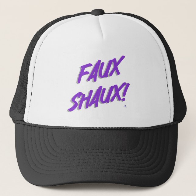 Boné Design de Slogan Engraçado Faux com Certeza (Frente)