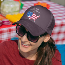 Boné design do Dia da Independência em 4 de JULHO