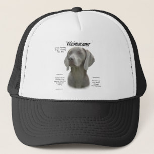 Boné Design do Histórico do Weimaraner