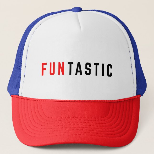 Boné Design engraçado funtasiado (Frente)