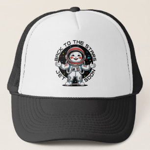 Boné Design fofo de astronauta de volta às estrelas