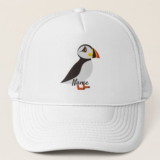 Boné Design fofo de papagaio-do-mar Atlântico Thunder_C (Frente)