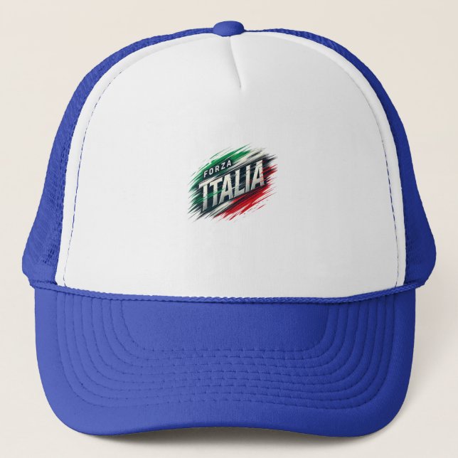 Boné Design Forza Italia com efeito dinâmico (Frente)