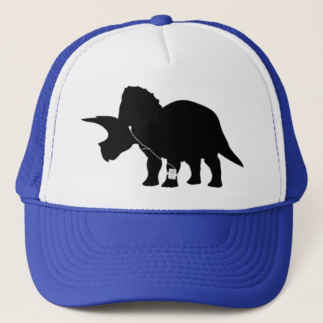 Boné Design loving do Triceratops da música (Frente)