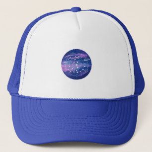 Boné Design Minimalista da Lua na Galáxia Arte Estéti
