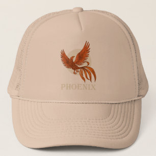 Boné design Phoenix Bird colorida