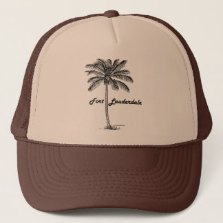 Boné Design preto e branco do Fort Lauderdale & da