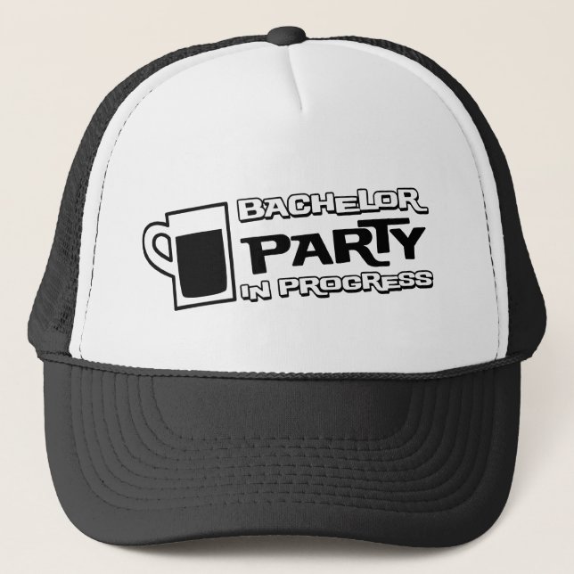 Boné Despedida de solteiro da cerveja em andamento (Frente)