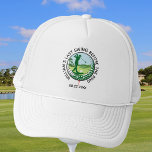 Boné Despedida de solteiro Nome do Golfista Última Torr<br><div class="desc">Um presente apropriado de tantas maneiras para uma despedida de solteiro. Se você tiver alguma pergunta sobre design ou uma solicitação especial,  envie um chat ou um email para: charmdesignstudio@rcn.com e ficaremos muito satisfeitos em ajudar.</div>