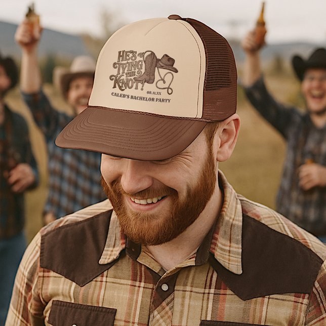 Boné Despedida de Solteiro Tema Western Ele Está Dando  (Criador carregado)