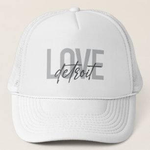 Boné Detroit de amor moderno, simples, legal, design ur