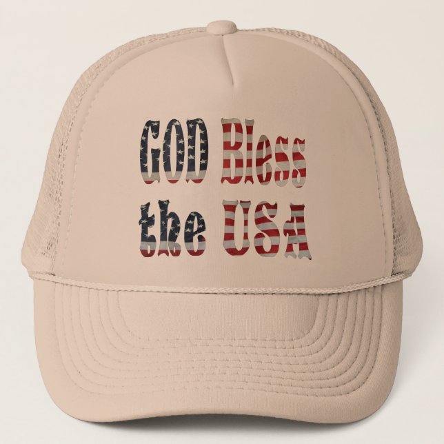 BONÉ DEUS ABENÇOE USA-HAT (Frente)