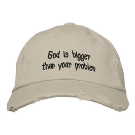 Boné Deus é maior que o seu problema FAITH Cote