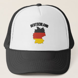 Boné Deutschland Map - German Flag - Germany Travel