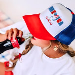 Boné Dia 4 de julho da Independência Americana<br><div class="desc">Ignore a diversão no seu Dia do Memorial com o nosso coração patriótico e festivo da bandeira americana. Este foi projetado para dar o tom perfeito para um dia de cores brancas e azuis vermelhas integradas ao coração da bandeira americana. Você pode vestir numa festa ou durante fogos de artifício...</div>