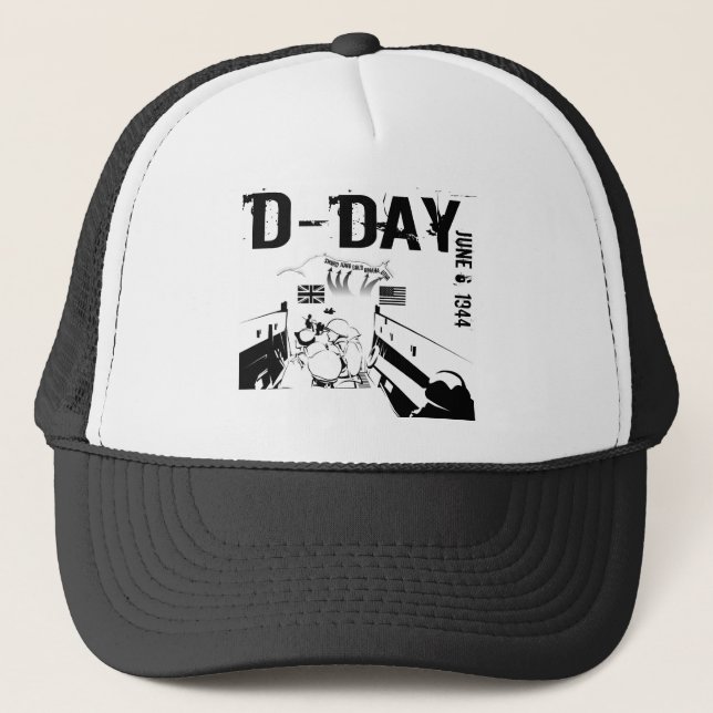 Boné DIA D 6 de junho de 1944 (Frente)