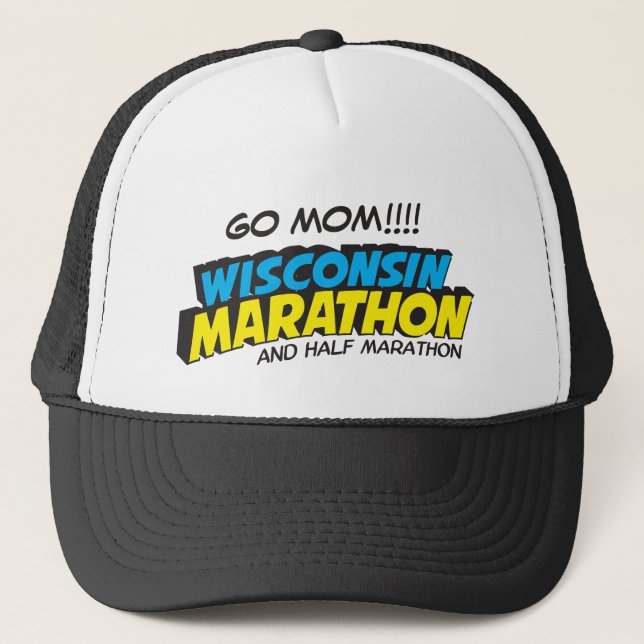 Boné Dia da raça de maratona de Wisconsin (Frente)
