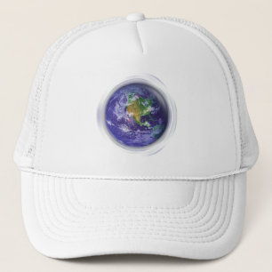 Boné Dia da Terra do globo 3D