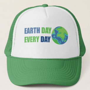 Boné Dia da Terra todos os dias, mudança climática