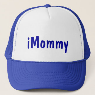 Boné dia de as mães branco azul da mamãe novo chapéu da