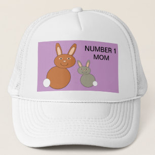 Boné Dia de as mães Bunnies Personalizado Número 1
