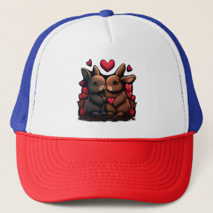 Boné Dia de os namorados Bunny Bliss, Amor Corações e R