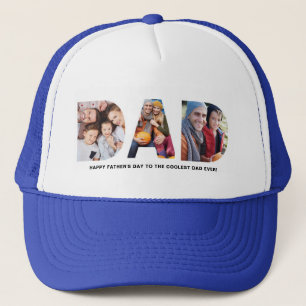 Boné Dia de os pais 3 Foto personalizada de chapéu de c