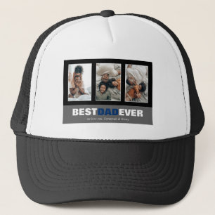 Boné dia de os pais 3 Fotografia Colagem Personalizada 