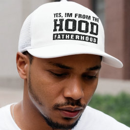 Boné Dia de os pais da Fatera Engraçado Hood