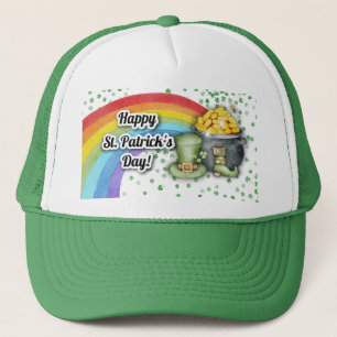 Boné Dia de São Patrício de cor verde