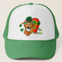 Dia de São Patrício do ouro Retriever