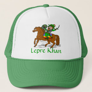 Boné Dia de São Patrício Engraçado Lepre Khan