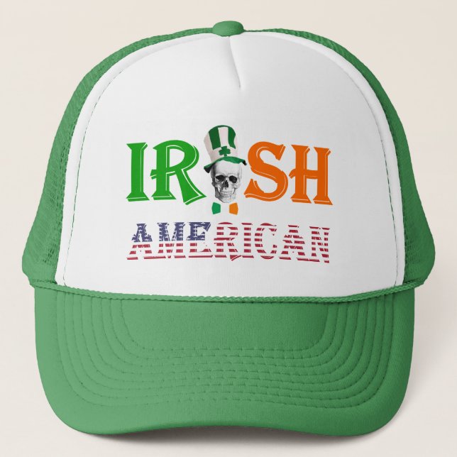 Boné Dia de São Patrício irlandês americano (Frente)