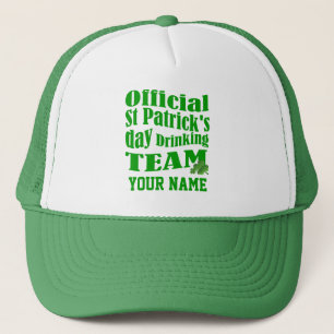 Boné Dia de São Patrício Irlandês Personalizado