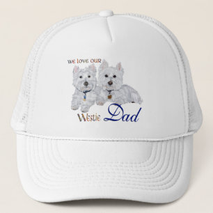 Boné Dia dos Pais Westie