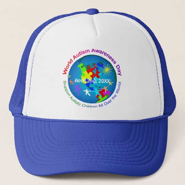 Boné Dia Mundial da Consciência do Autismo (Frente)