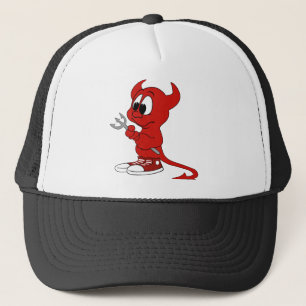 Boné Diabo Red Demon Cartoon Satã Mau Inferno Heat