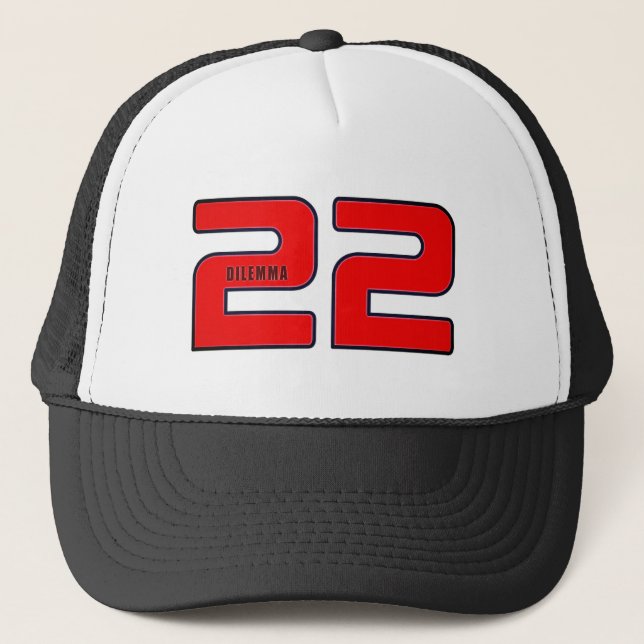 Boné Dilemma-22 Trucker Hat (Frente)