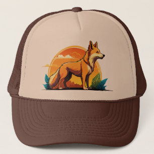 Boné dingo cão selvagem australiano