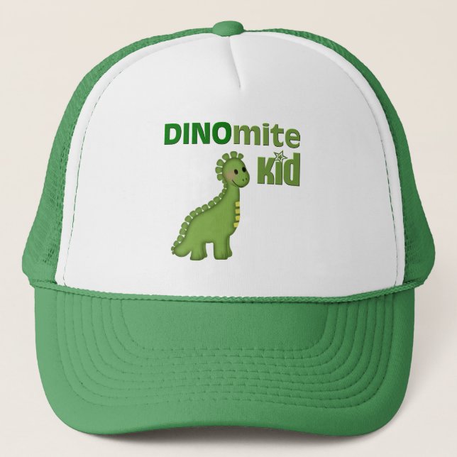 Boné Dinomite Verde Dinossauro (Frente)